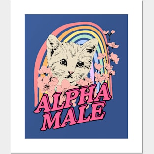 Alpha male. Cute kitten Posters and Art